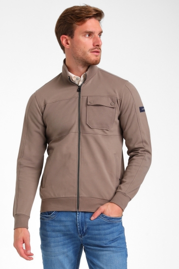 Gabbiano Vest PRAKTISCH INTERLOCK VEST 425941 5997 desert taupe