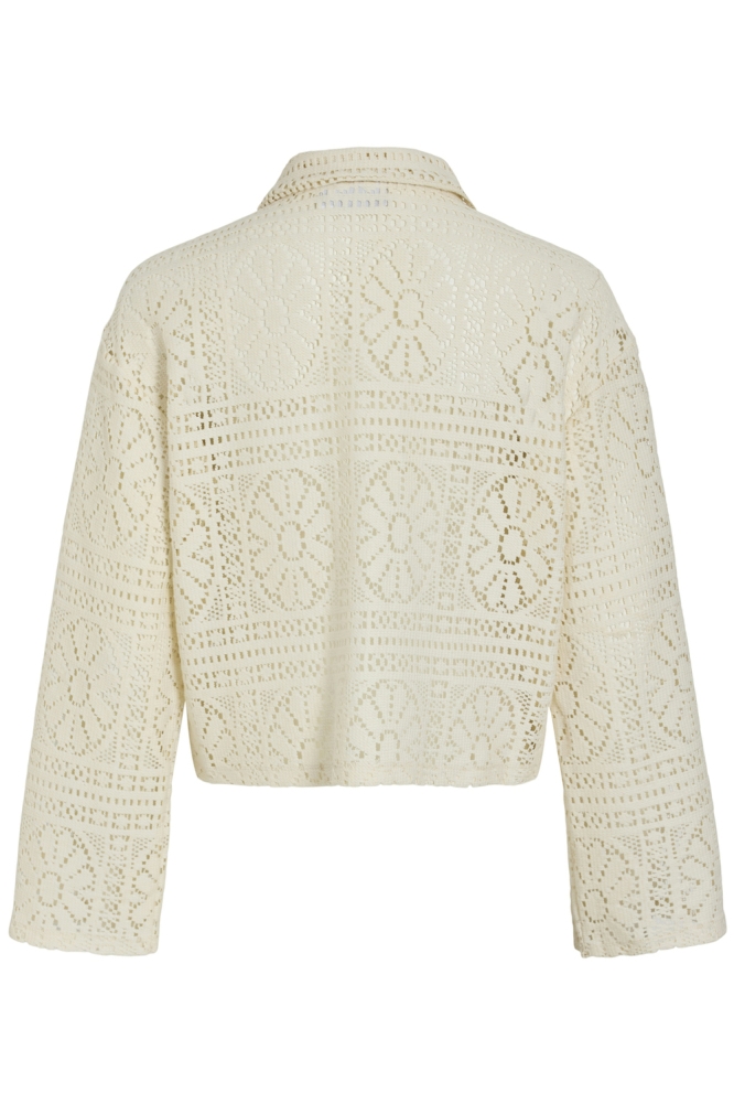 Vila witte dames vest | Achteraanzicht