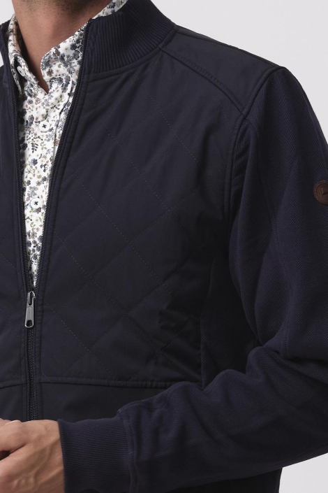 Campbell blauwe heren vest | Unique Selling Point