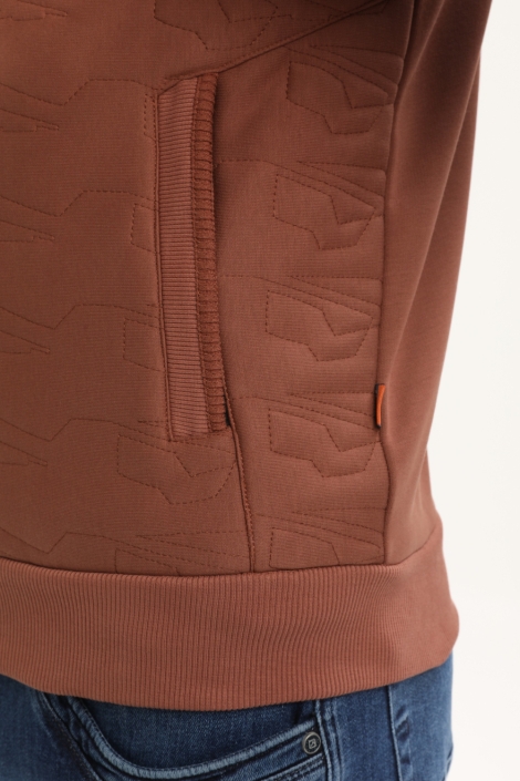 Gabbiano bruine heren vest | Close up