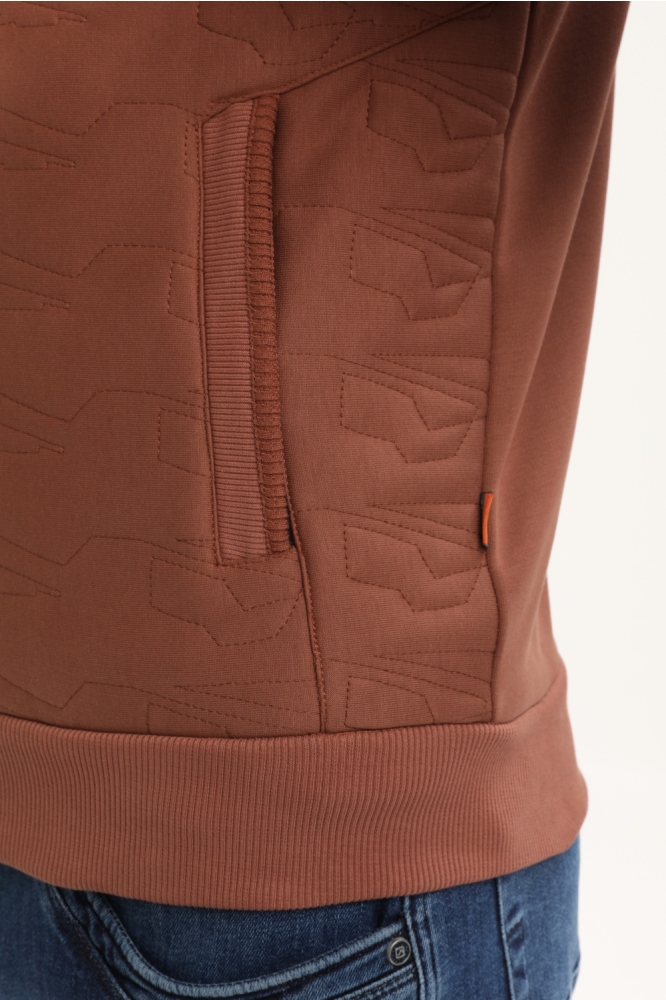 Gabbiano bruine heren vest | Close up