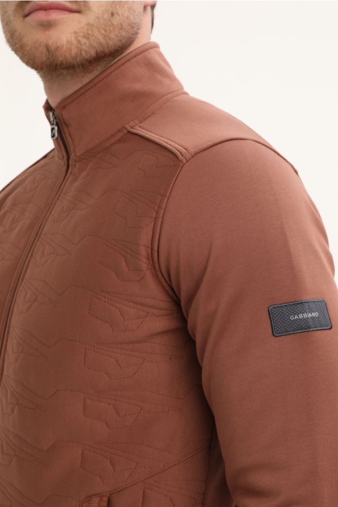 Gabbiano bruine heren vest | Close up