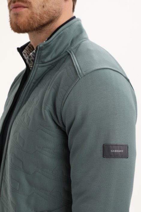 Gabbiano blauwe heren vest | Close up