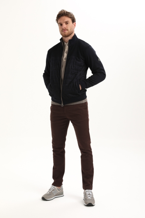 Gabbiano blauwe heren vest | Model