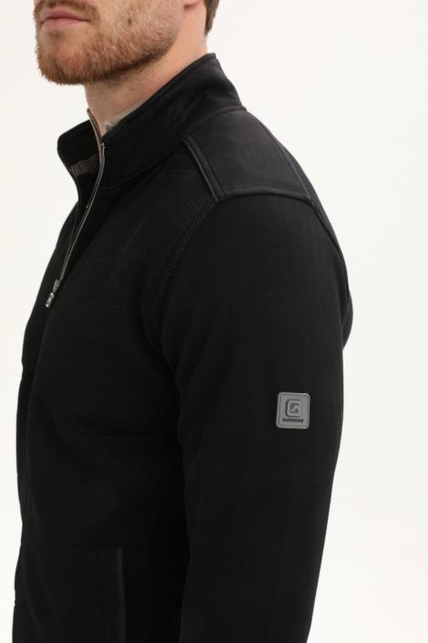 Gabbiano zwarte heren vest | Kleurstaal