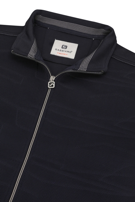 Gabbiano blauwe heren vest | Kleurstaal