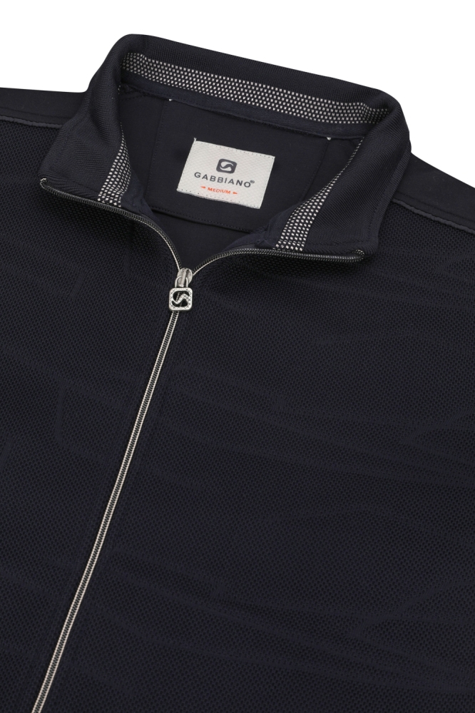 Gabbiano blauwe heren vest | Kleurstaal