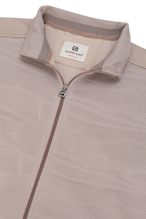 Gabbiano taupe heren vest | Kleurstaal