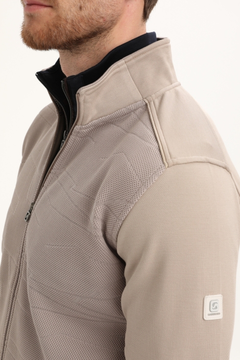 Gabbiano taupe heren vest | Unique Selling Point