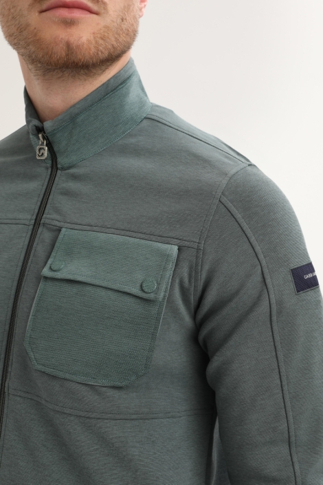 Gabbiano blauwe heren vest | Close up