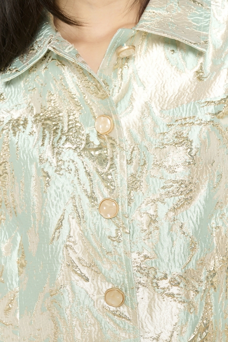 LolaLiza groene dames vest | Kleurstaal