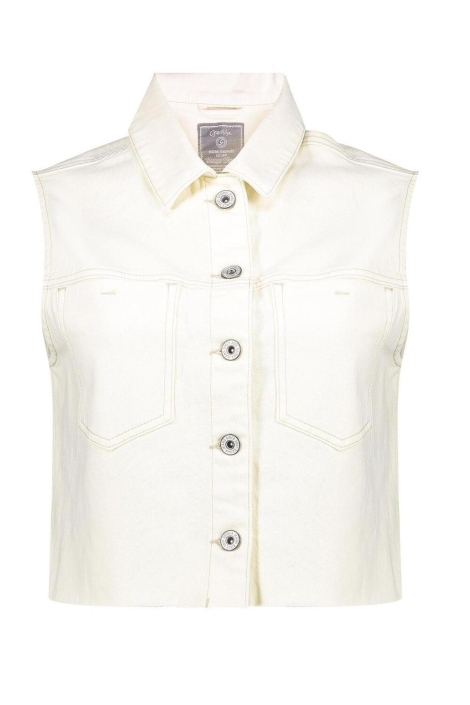 Geisha beige dames gilet | 
