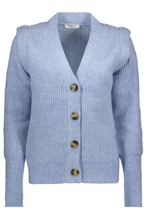 NED blauwe dames vest | Vooraanzicht