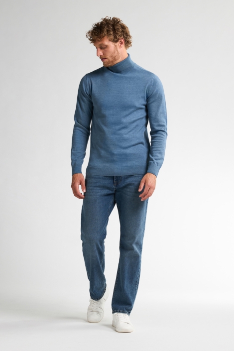 Petrol Industries blauwe heren trui | Model