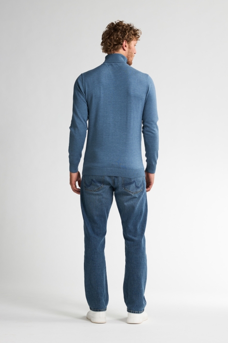 Petrol Industries blauwe heren trui | Model