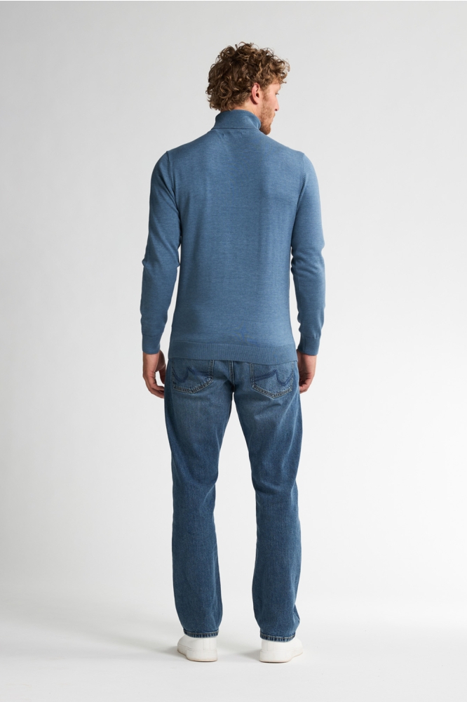 Petrol Industries blauwe heren trui | Model