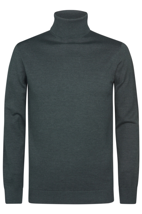 Petrol Industries groene heren trui | Vooraanzicht