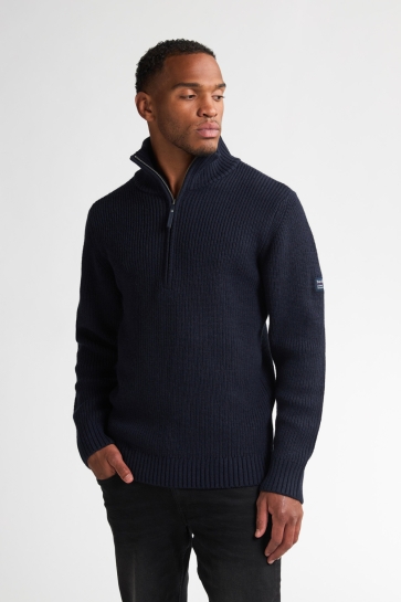 Petrol Industries Trui GEBREIDE TRUI MET HIGHNECK KRAAG M 3050 KWC262 5090 Deep Capri