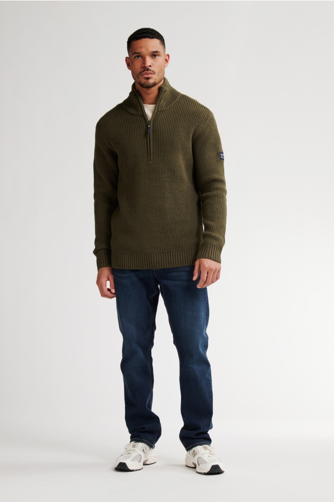 Petrol Industries groene heren trui | Model