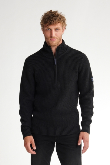 Petrol Industries GEBREIDE TRUI MET HIGHNECK KRAAG M 3050 KWC262 9111 Deep Black