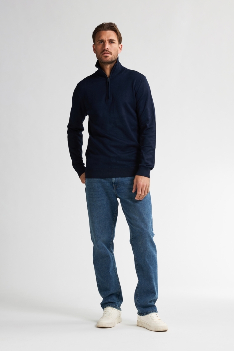 Petrol Industries blauwe heren trui | Model