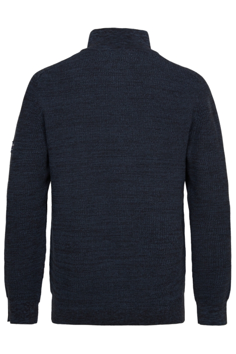 Petrol Industries blauwe heren trui | Achteraanzicht