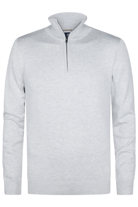 Petrol Industries grijze heren trui | Vooraanzicht