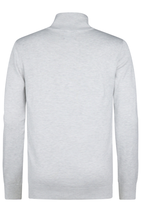 Petrol Industries grijze heren trui | Achteraanzicht