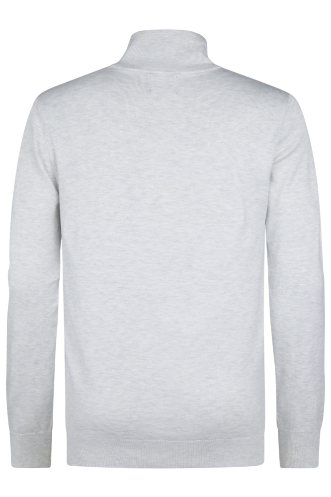 Petrol Industries grijze heren trui | Achteraanzicht