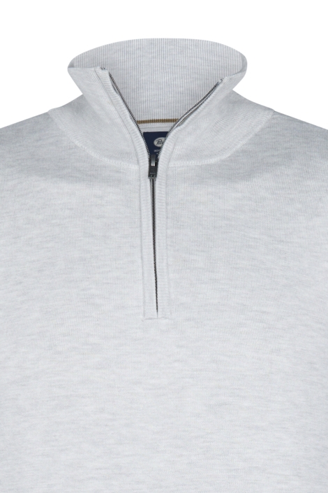 Petrol Industries grijze heren trui | Close up