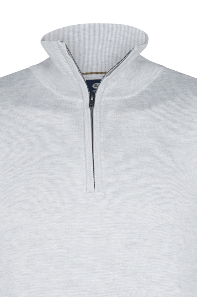 Petrol Industries grijze heren trui | Close up