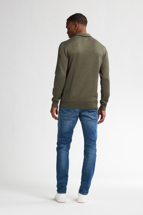 Petrol Industries groene heren trui | Model