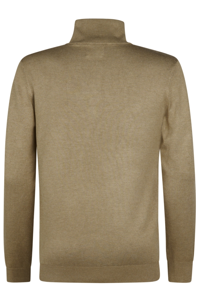 Petrol Industries camel heren trui | Achteraanzicht