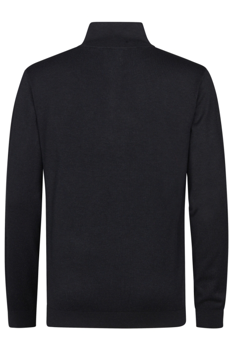 Petrol Industries zwarte heren trui | Achteraanzicht