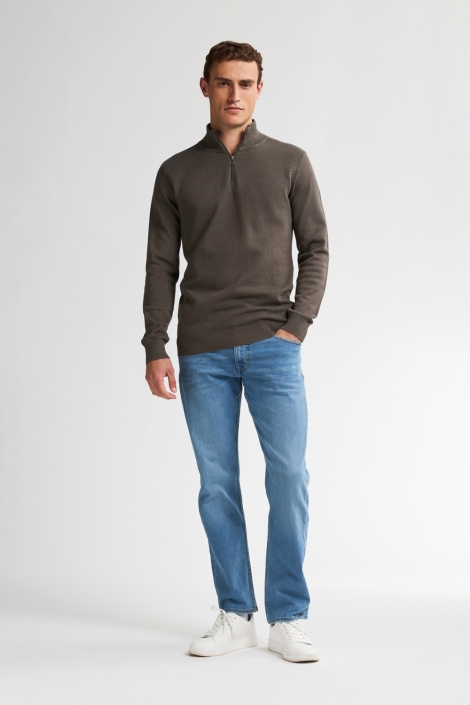 Petrol Industries groene heren trui | Model