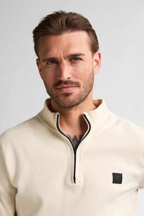 Petrol Industries beige heren trui | Close up