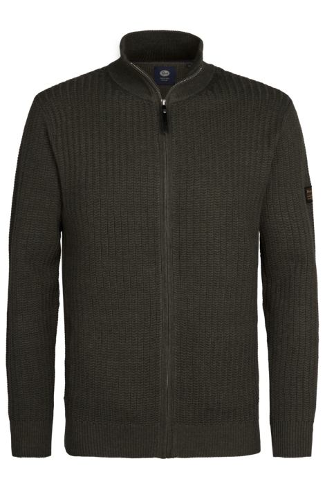 Petrol Industries groene heren vest | Vooraanzicht