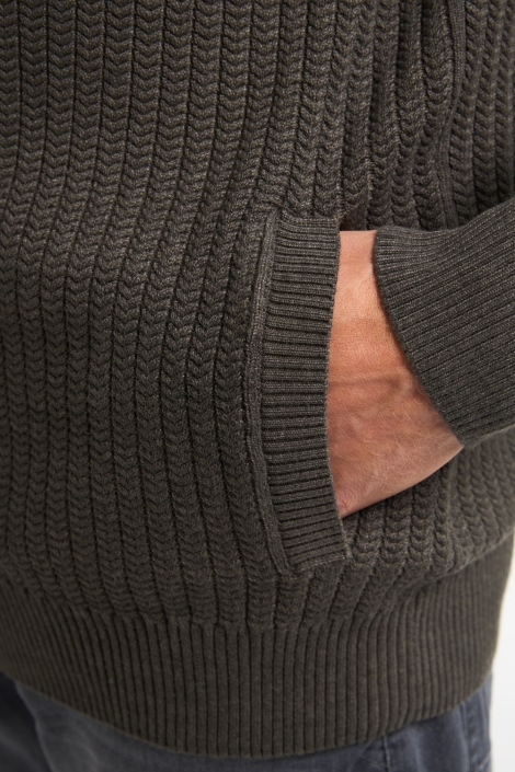 Petrol Industries groene heren vest | Close up