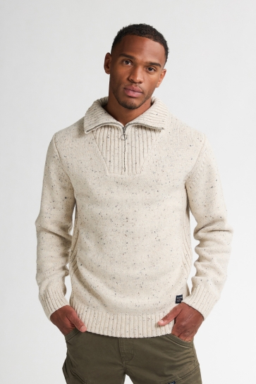Petrol Industries KNITTED HALF ZIP SWEATER DENVER M 3050 KWC258 0009