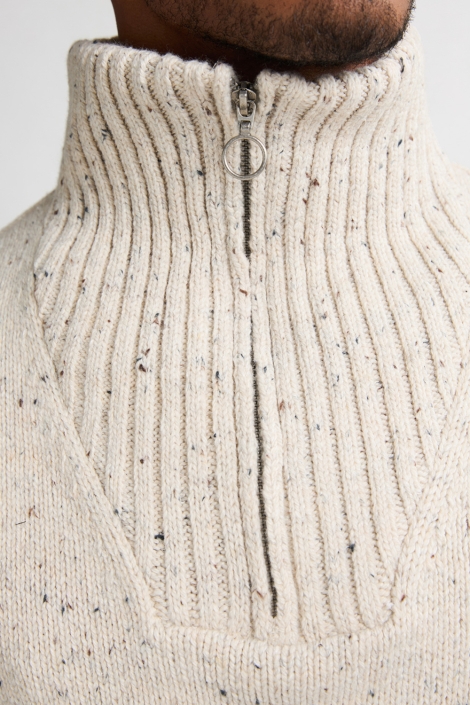 Petrol Industries beige heren trui | Unique Selling Point