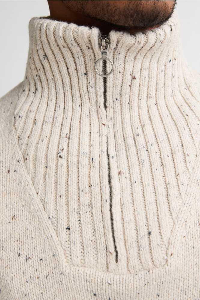 Petrol Industries beige heren trui | Unique Selling Point