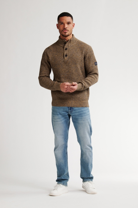 Petrol Industries gele heren trui | Model