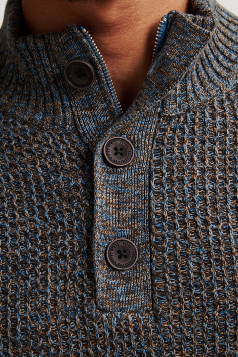 Petrol Industries blauwe heren trui | Unique Selling Point