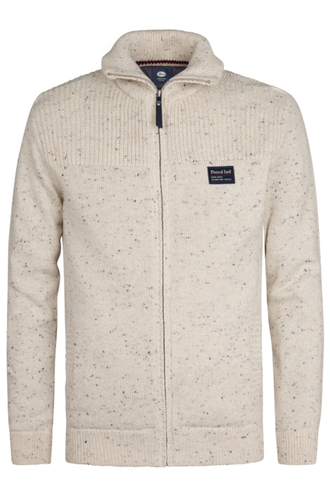 Petrol Industries beige heren vest | Vooraanzicht