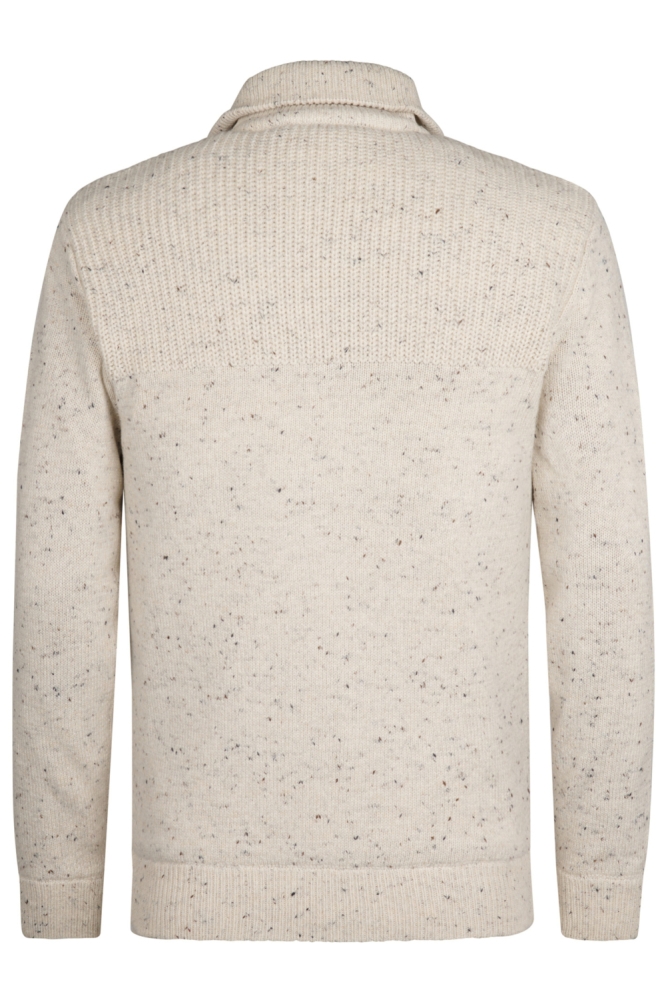 Petrol Industries beige heren vest | Achteraanzicht