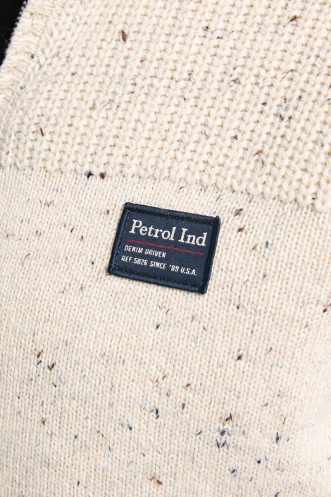 Petrol Industries beige heren vest | Kleurstaal
