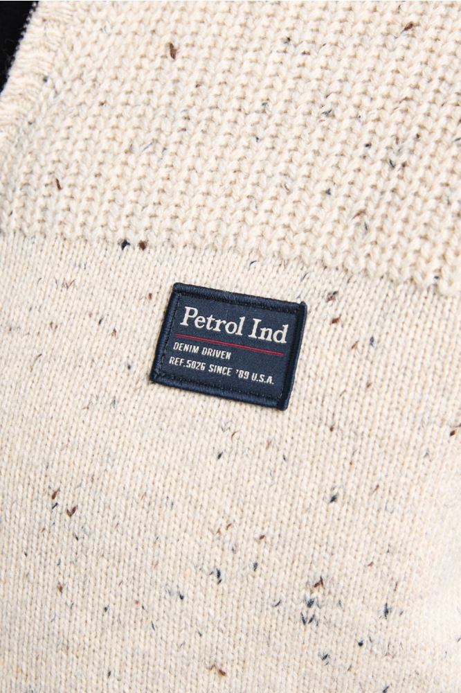 Petrol Industries beige heren vest | Kleurstaal