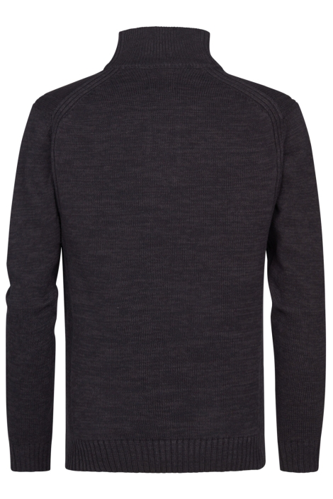 Petrol Industries zwarte heren trui | Achteraanzicht