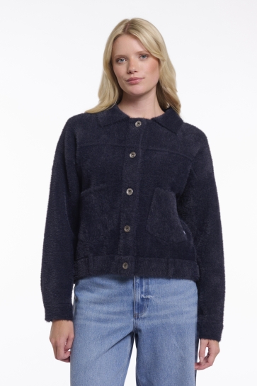Rino & Pelle boxy jacket Blauw