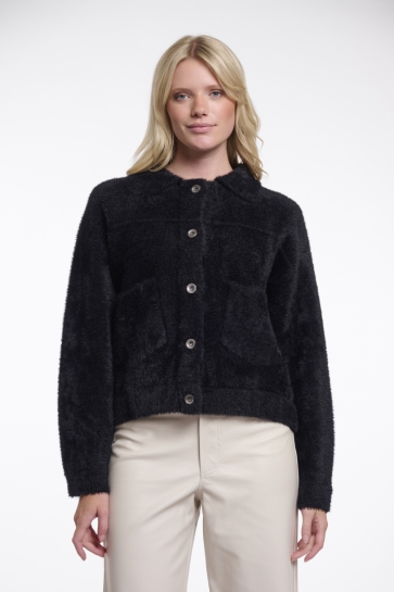 Rino & Pelle Jas BOXY JACKET BUBBLY 5002621 9900 black